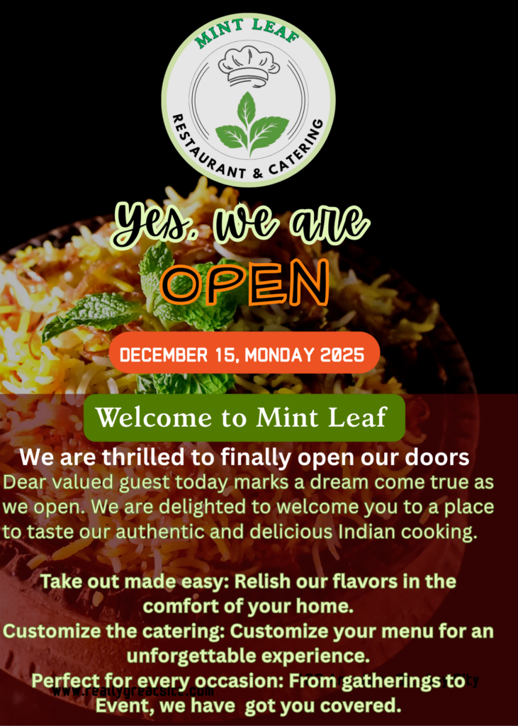 we open